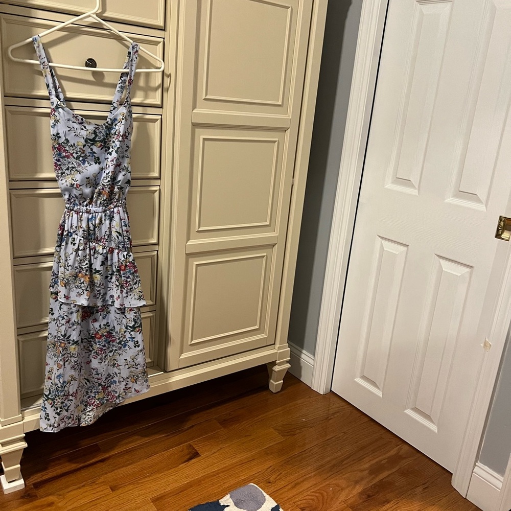 A New Day Dress with Asymmetrical Hem